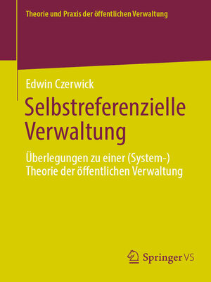 Selbstreferenzielle Verwaltung - ebook
